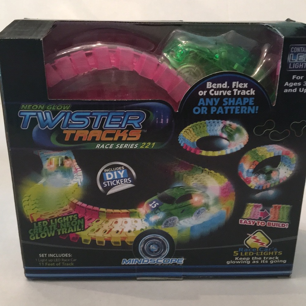 Twister Tracks Neon Glow Set
